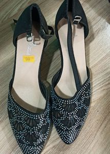 Black Block Heels