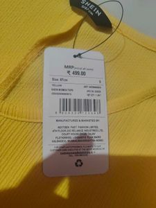 Yellow Casual Women's Top