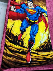 Superman Cartoon Themed Kids New Towel 70*140cm
