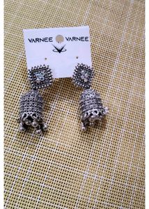 Oxidized Jhumka Earrings