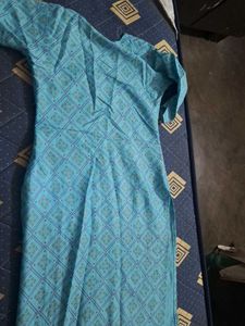Blue Printed Kurta
