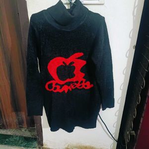 Vintage Red &amp; Black 🖤 Apple Logo Sweater