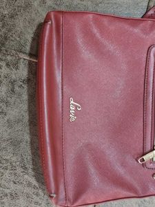 Red &#34;Lavie&#34; Sling Bag For Women