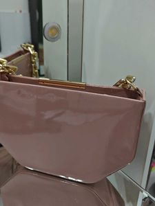 Chic Clutch with Chain Detail