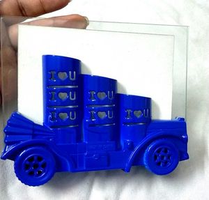 Blue Vintage Car photo frame