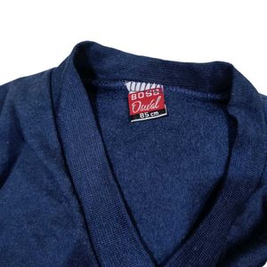 Blue winter Undershirt/sweatshirt Wollen women