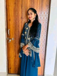 Purple Embellished Ethnic Top