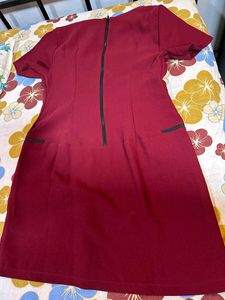 Beautiful Red/Rust Formal Or Casual Dress