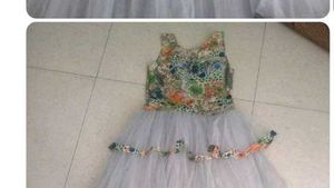 Cute Floral Girls Dress