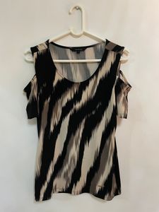 Wardrobe Brand Size S Top In Black & Skin Colour