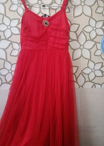 Red Tulle Dress
