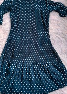 Beautiful Polka Dot Blue Dress