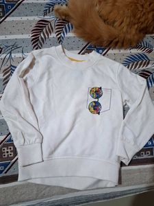 Cute Graphic Print Sweatshirt