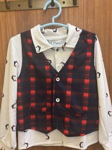 Boy's Plaid Suit Set