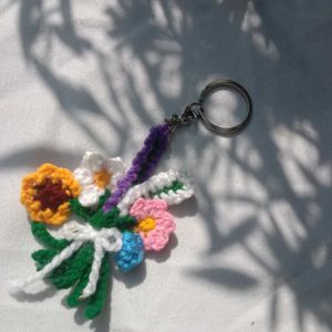 Cherry Charm and Flowers Bouquet Keychain Combo✨