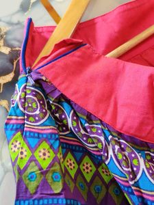 globus printed flair skirt large size