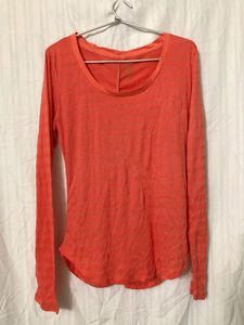 Orange Full Sleeves Top