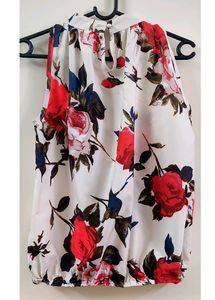 Floral Halter Top