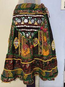 Navratri Ethnic Embroidered Skirt
