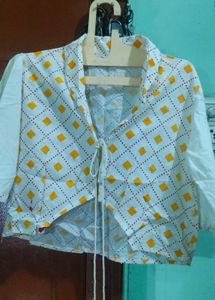 Diamond Pattern Crop Top
