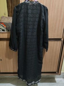 Elegant Black Kurta