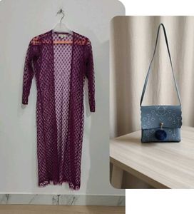 Stylish Sling Bag & Cardigan