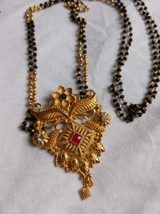 Gold Polise Mangalsutra