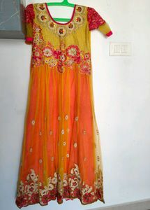 Embroidered Anarkali Dress
