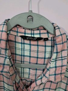 Pink Plaid Shirt