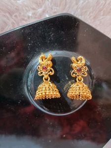 Temple Jewellery  Necklace With Earring Se