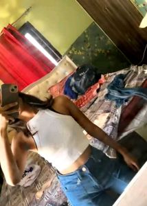White Ribbed Tank Top