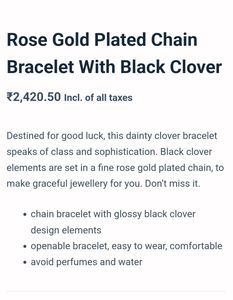 Rose Gold Bracelet