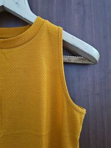 ONLY Mustard Sleeveless Top