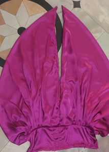 Satin Dhoti Salwar Suit