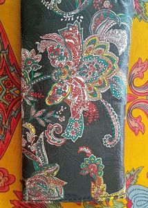Black Printed -  New Hand Purse