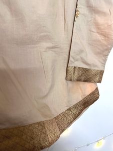Golden ethnic top