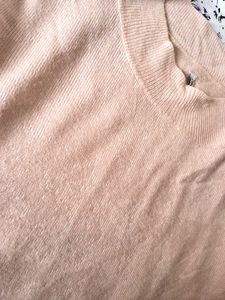 Blush Pink Mock Neck Sweater