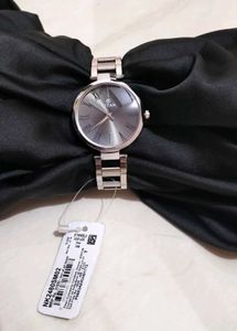 Titan Silver-Tone Watch