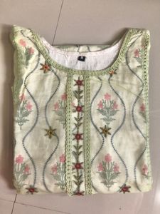 PRICE DROP SALE Embroidered Net Kurti With Li