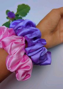 Satin Scrunchie Set