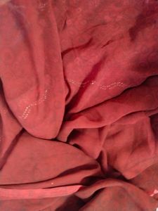 Bhandej Red Saaree
