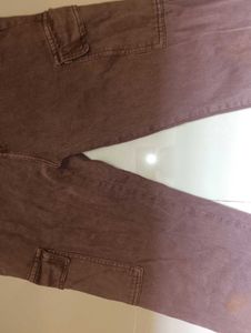 Zara Brown Cargo Pants