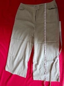 Beige Capri Pants
