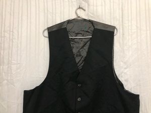 Black Formal Waistcoat