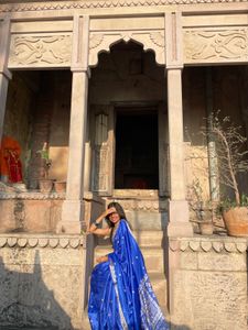 Royal Blue Silk Saree