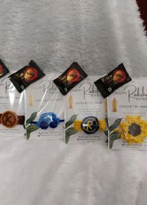 Crochet Handmade Rakhi, 599 For 4 Rakhi Combo