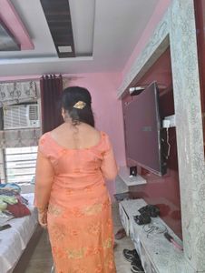 Peach Embellished 3 Pcs Kurta Set With Free Gift