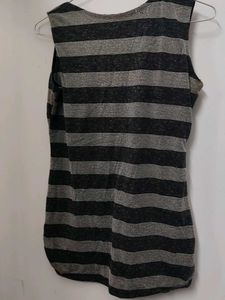 Striped Sleeveless Top