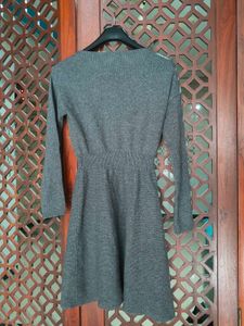 Gray Knit Dress