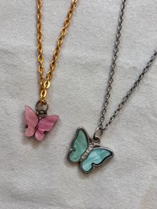 Butterfly Pendant Necklaces
